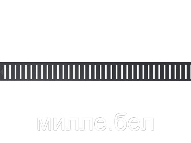 Решетка для водоотводящего желоба (черный мат) PURE-850BLACK, Alcaplast - фото 1 - id-p201384422