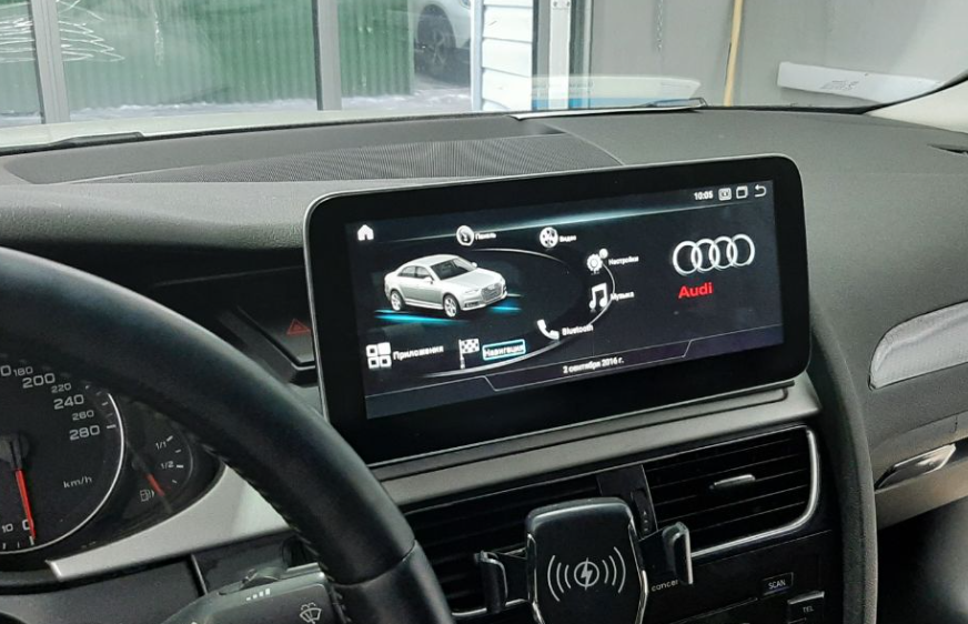 Штатная магнитола для Audi A4 (2008-2016) экран 10.25" для ГУ Android 12 (без штатной навигацией) - фото 3 - id-p143712370