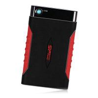 SILICON POWER External HDD Armor A15 1TB, USB 3.2 Gen 1, Black & Red, Anti-shock, LED light, Backup button