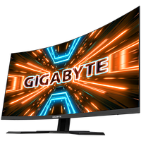 GIGABYTE GAMING Monitor 31.5", VA Curved 1500R, QHD 2560x1440@165Hz, AMD FreeSync Premium Pro, Display HDR