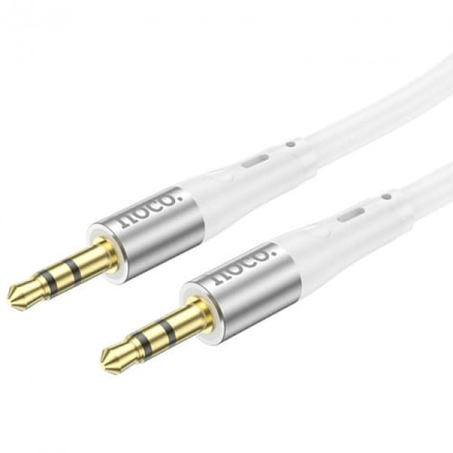 Аудио-кабель AUX Hoco UPA22, длина 1 метр (Белый) - фото 2 - id-p201403527