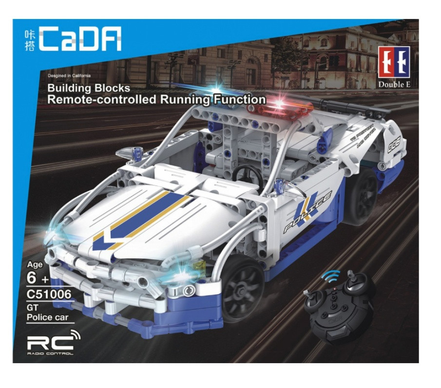 Конструктор CaDa Полицейский автомобиль C51006W на радиоуправлении - фото 4 - id-p201415046