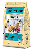 Сухой корм для кошек Chat&Chat Expert (тунец, горох) 2 кг
