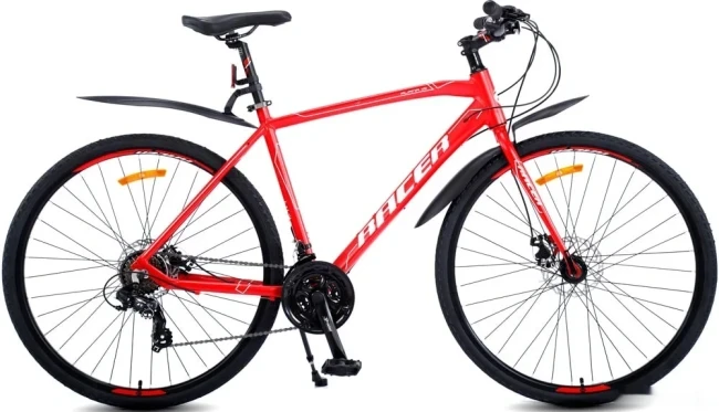 Велосипед Racer Alpina Men Disk 28 Красный 2022 - фото 1 - id-p201418784