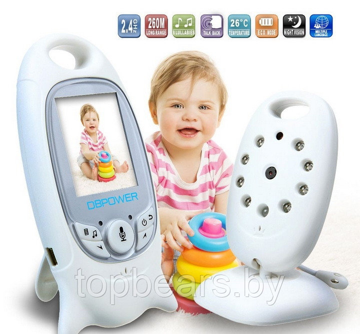 БЕСПРОВОДНАЯ ЦИФРОВАЯ ВИДЕО НЯНЯ Video Baby Monitor VB601 с ночной подсветкой - фото 2 - id-p196972733