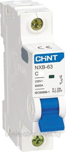 Автоматический выключатель NXB-63 1P 25A 6кA х-ка C, CHINT, арт.814016 - фото 1 - id-p173223930