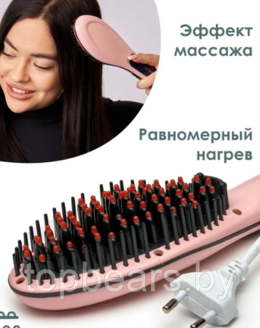 Расчёска для выпрямления волос Fast Hair Straightener HQT 906 - фото 3 - id-p181140233