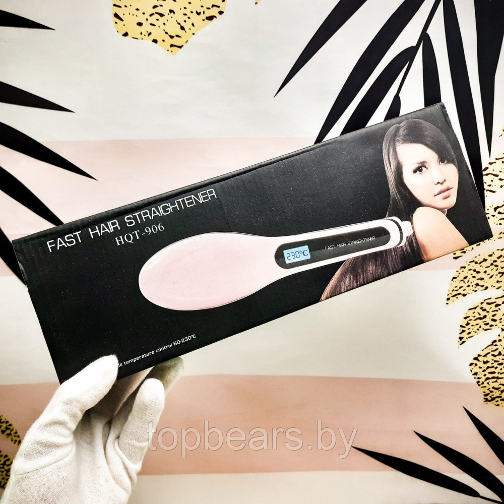 Расчёска для выпрямления волос Fast Hair Straightener HQT 906 - фото 7 - id-p181140233