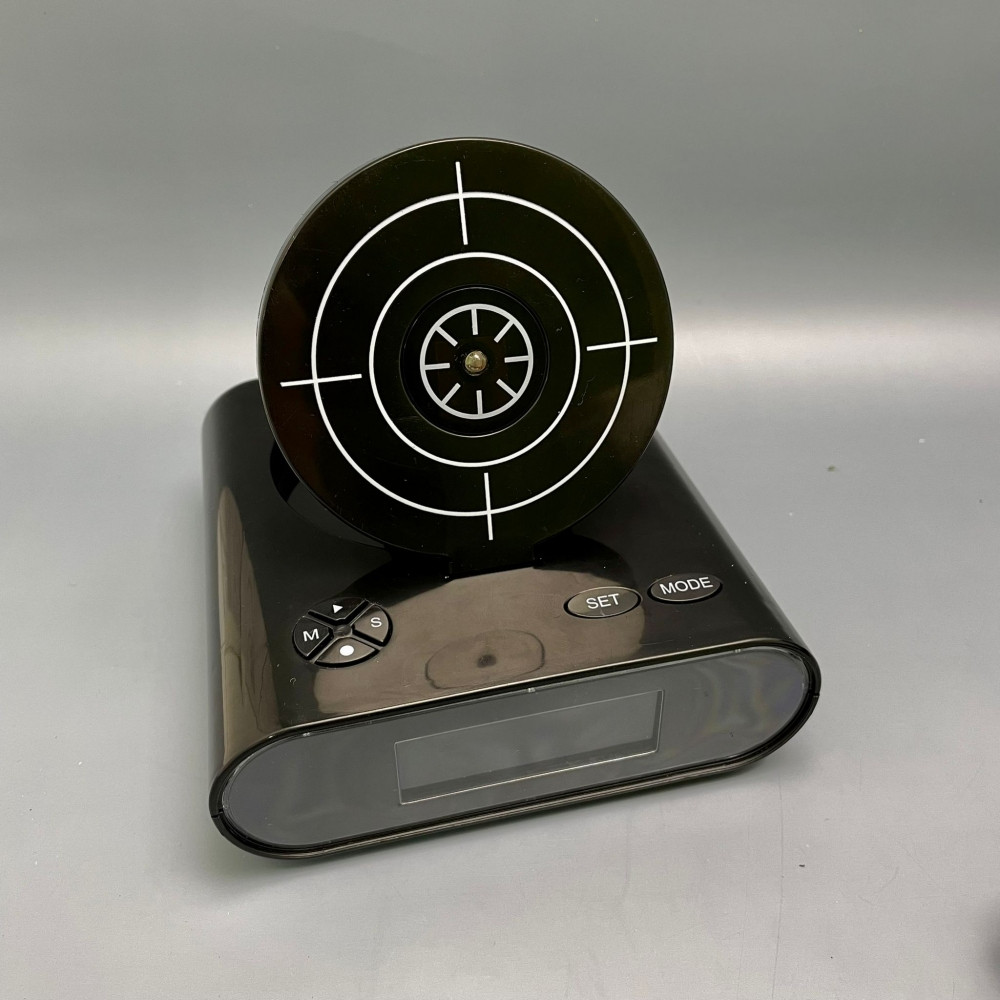 Уценка Будильник - мишень, часы Gun Alarm Clock 3 в 1 Белый - фото 2 - id-p113336668