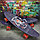 Скейт пенни Борд для детей 58x16см с ручкой для удобной переноски, светящиеся прозрачные колеса 55 мм Халк, фото 7