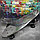 Скейт Пенни Борд (Penny Board) однотонный, матовые колеса 2 дюйма (цвет микс), до 60 кг.  Оранжевый, фото 2