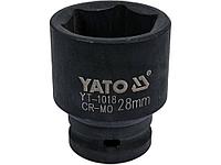 Головка торцевая ударная 1/2" 6гр. 28мм L43мм CrMo "Yato"