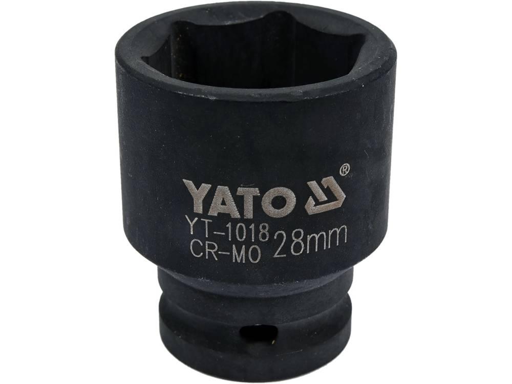 Головка торцевая ударная 1/2" 6гр. 28мм L43мм CrMo "Yato" - фото 1 - id-p197443970