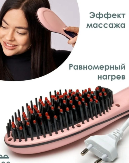 Расчёска для выпрямления волос Fast Hair Straightener HQT 906 - фото 3 - id-p109394392