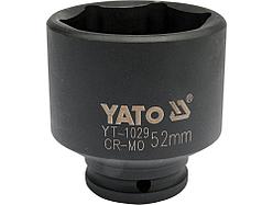 Головка торцевая ударная 1/2" 6гр. 52мм L78мм CrMo "Yato"