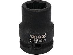 Головка торцевая ударная 1/2" 6гр. 16мм L39мм CrMo "Yato"