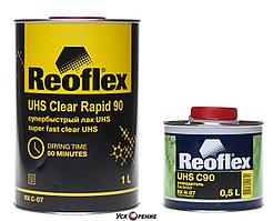 REOFLEX RX C-07/1000 + RX H-07/500 Лак супербыстрый UHS Clear Rapid 90 2+1 с отвердителем C90 1,5л