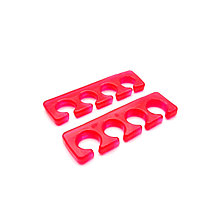 Разделители для пальцев ног силиконовые, Розовый (1 пара)