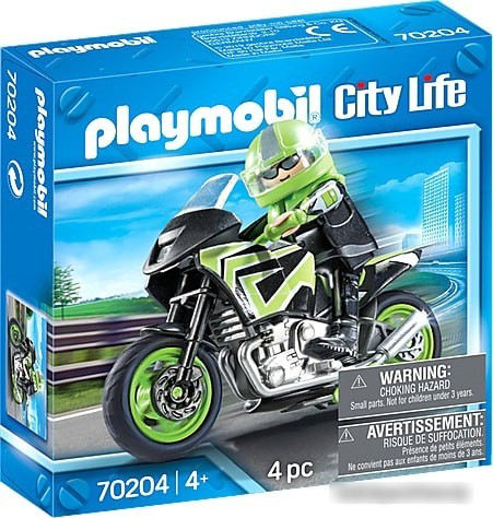 Конструктор Playmobil PM70204 Мотоцикл - фото 1 - id-p201431167