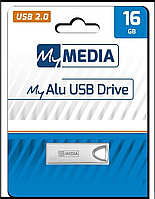 USB флеш-накопитель 16GB USB 2.0 MyMedia MyAlu, арт.69272