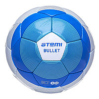Мяч футбольный  ATEMI BULLET, PU, син/бел, р.5