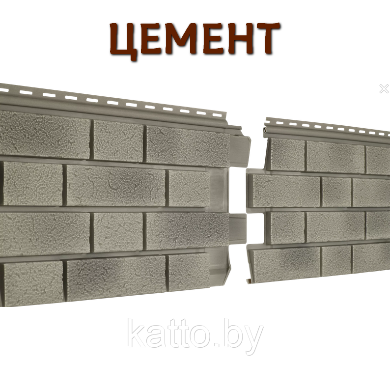 Фасадная панель STONE HOUSE S-LOCK КЛИНКЕР БАЛТИК - Холодный цемент