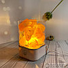 Соляной ионизирующий светильник-ночник «Crystal Salt Lamp» с розовой гималайской солью 0,62 кг, фото 7