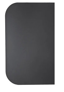 Лист под печь-камин КПД LP01 чёрный, размер 400х600 мм