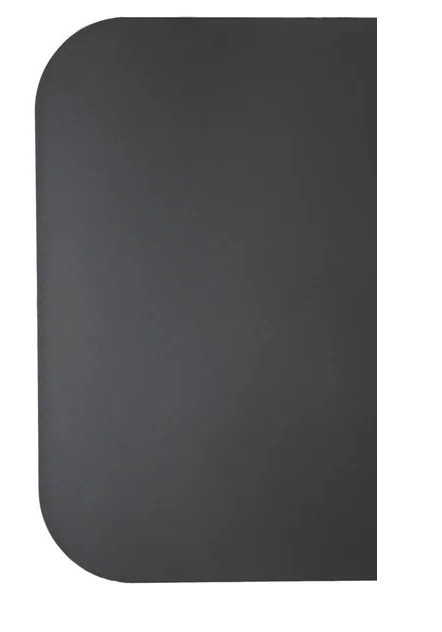 Лист под печь-камин КПД LP01 чёрный, размер 400х600 мм - фото 1 - id-p201441810