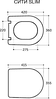 Сиденье Керамин Сити Slim МС с крышкой для унитаза и системой плавного опускания, Беларусь, фото 3