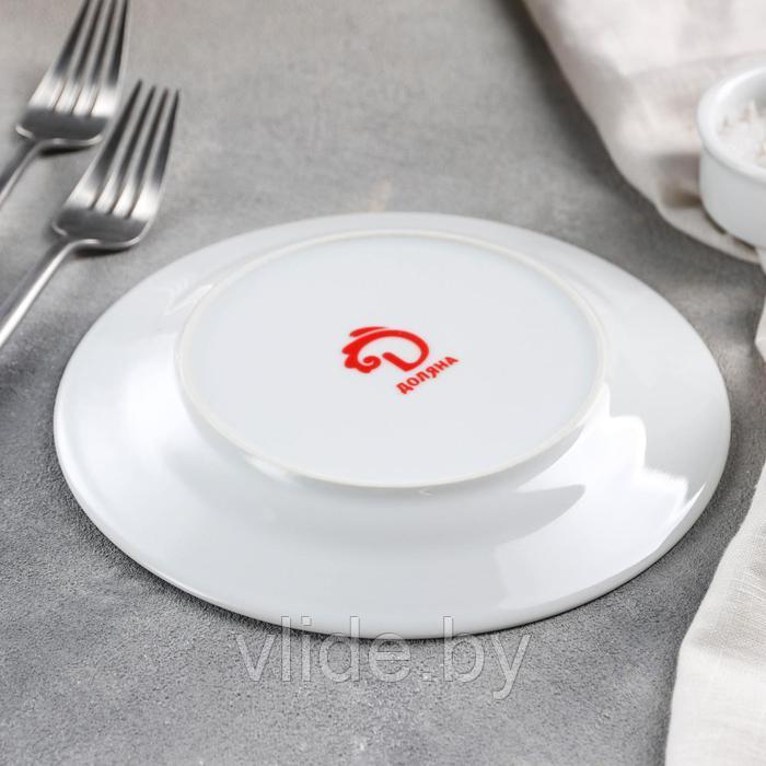 Тарелка пирожковая Доляна «Лаванда», d=17,5 см, цвет белый - фото 3 - id-p201442819
