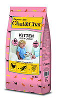 Сухой корм для котят Chat&Chat Expert Kitten (курица) 15 кг