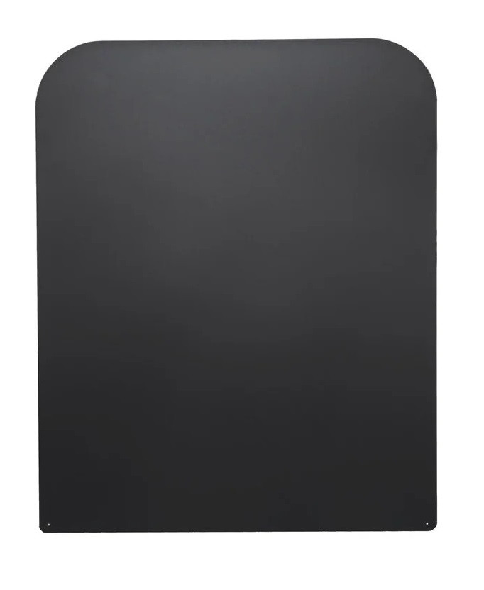 Лист под печь-камин КПД LP03 чёрный, размер 1000х800 мм - фото 1 - id-p201448692