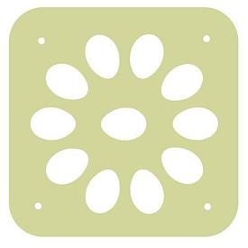 Решетка в овоскоп ОВ-6  перепелиная на 11 куриных яиц