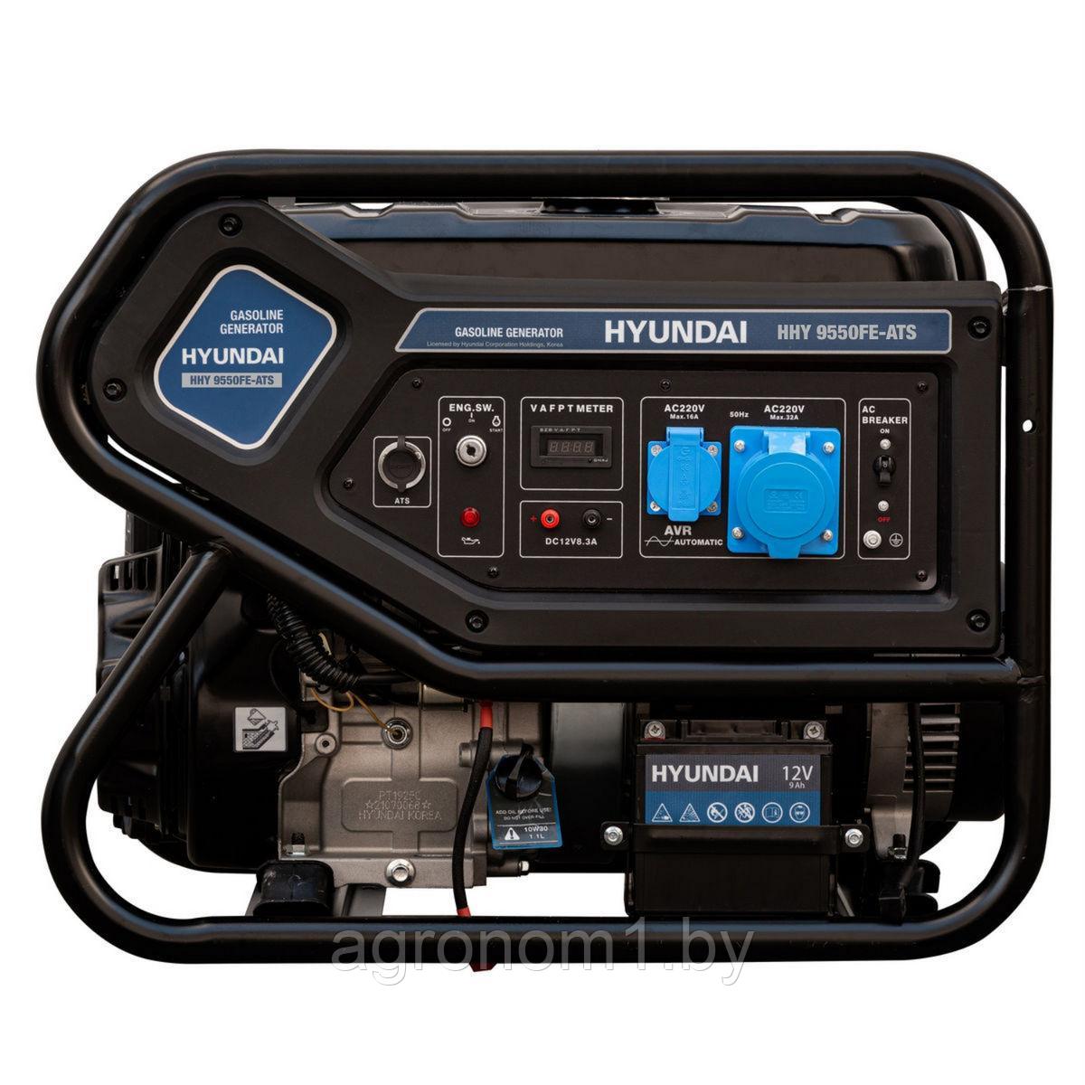 Бензиновый генератор Hyundai HHY9550FE-ATS - фото 3 - id-p201450023