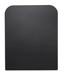 Лист под печь-камин КПД LP05 чёрный, размер 1000х1000 мм