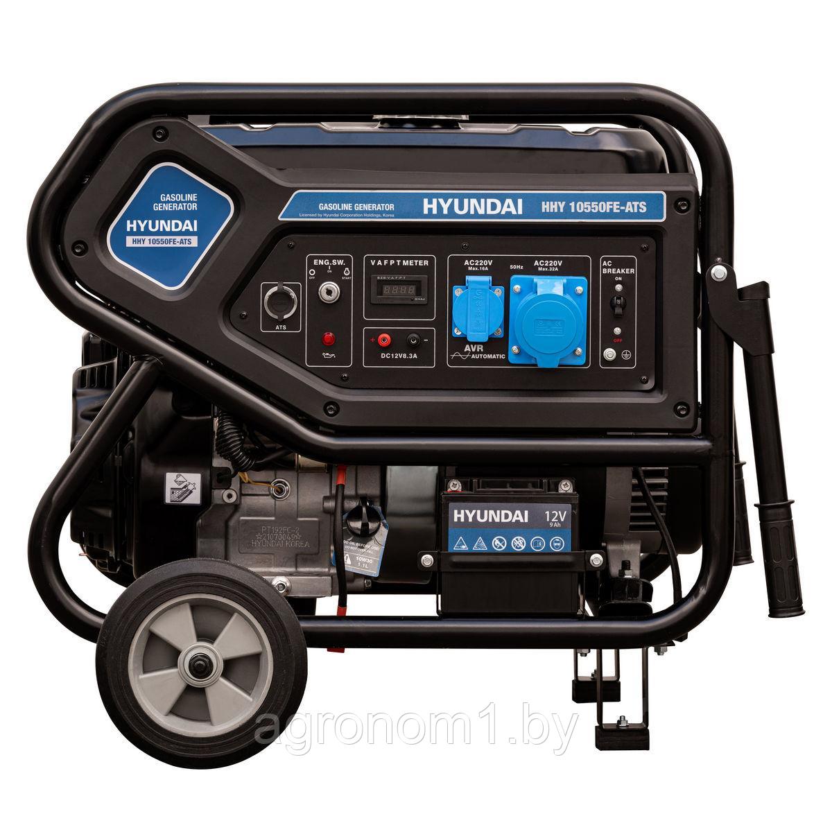 Бензиновый генератор Hyundai HHY10550FE-ATS - фото 4 - id-p201450215