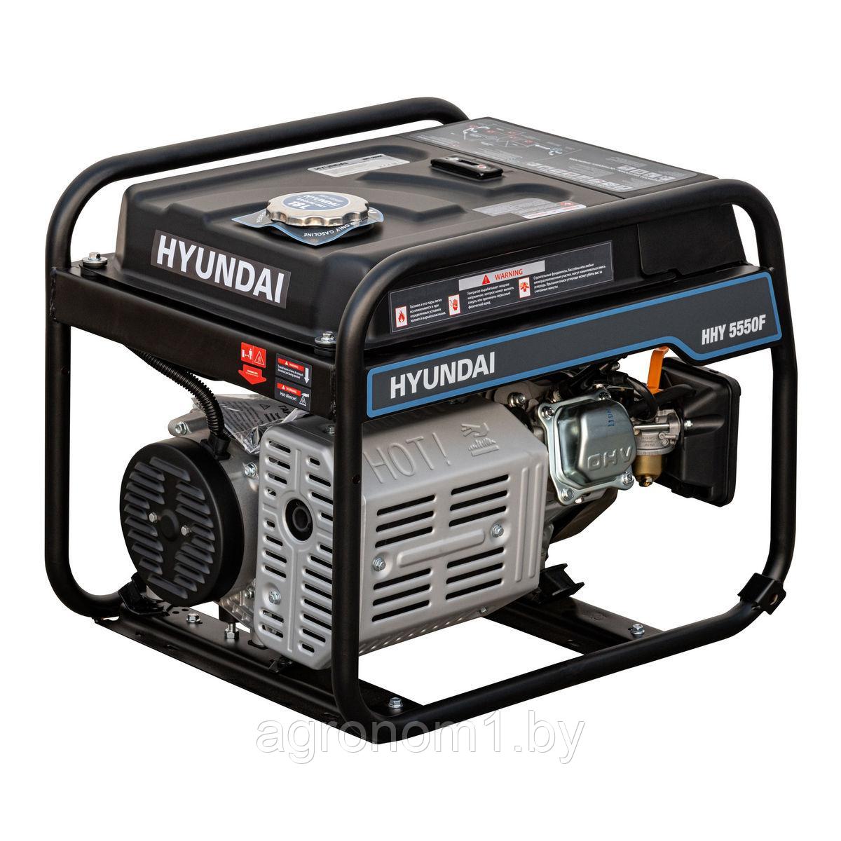 Бензиновый генератор Hyundai HHY 5550F - фото 2 - id-p201450266