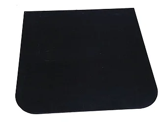 Лист притопочный КПД чёрный, размер 500х600 мм