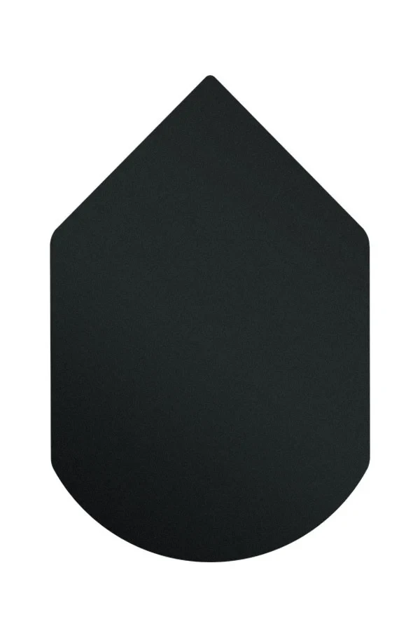 Лист напольный угловой КПД чёрный, размер 650х990 мм - фото 1 - id-p201450299