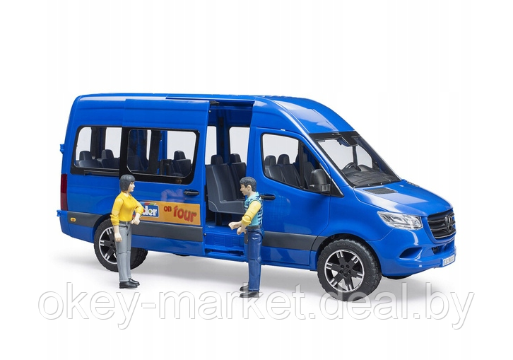 Игрушка Bruder Микроавтобус MB Sprinter с фигурками 02670 - фото 4 - id-p201450471