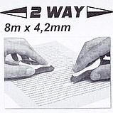 Корректор роллер "2 Way", лента, 4.2x8 мм/м, фото 2