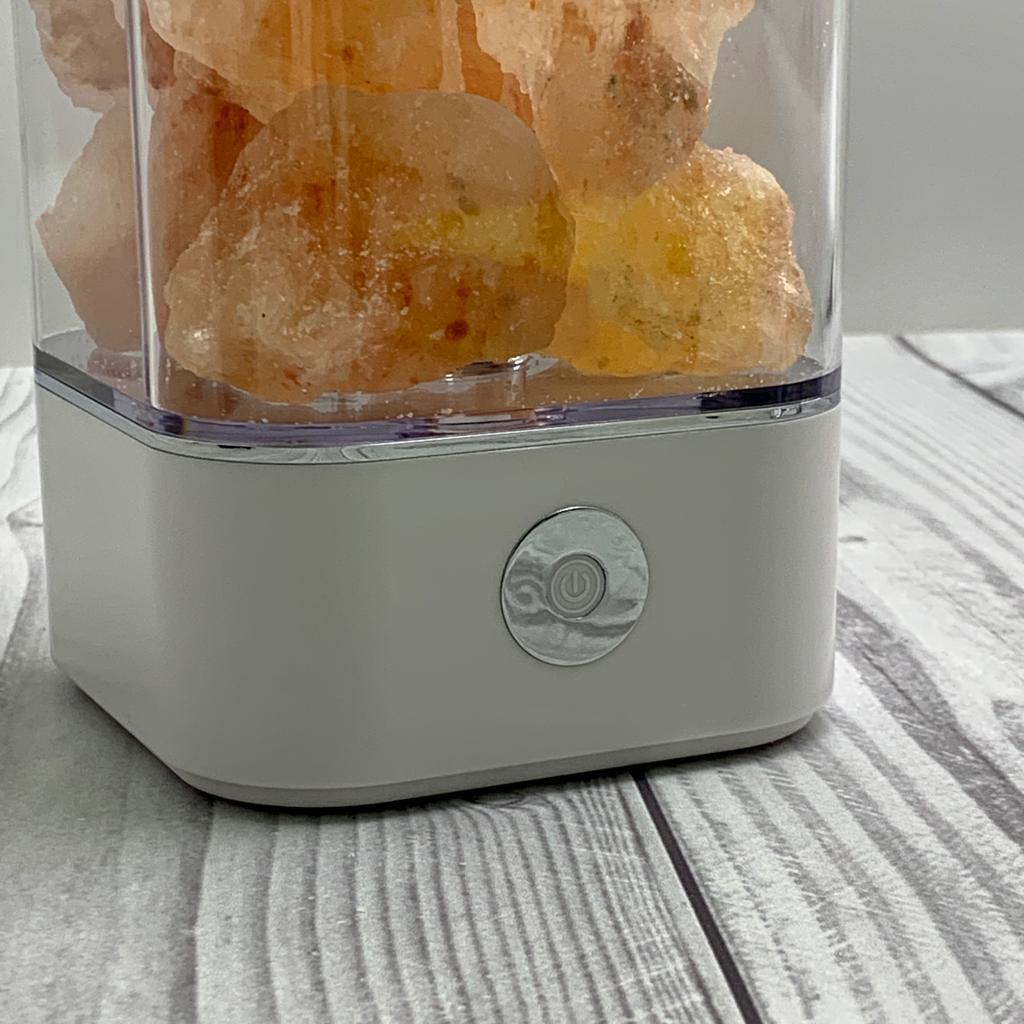 Соляной ионизирующий светильник-ночник «Crystal Salt Lamp» с розовой гималайской солью 0,62 кг - фото 7 - id-p201451256