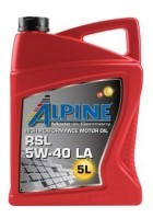 Моторное масло Alpine RSL LA 5W-40 5л - фото 1 - id-p201450867