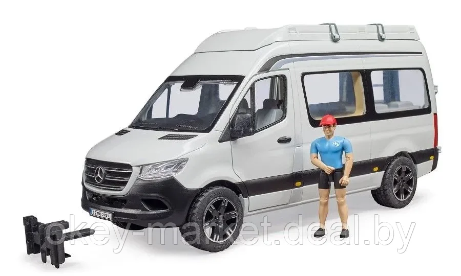 Игрушка Туристический микроавтобус MB Sprinter с фигуркой Bruder 02672 - фото 1 - id-p201451622