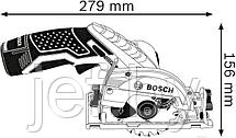 Аккумуляторная циркулярная пила GKS 12v-26 BOSCH 06016A1001, фото 3