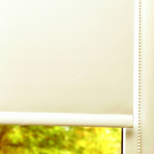 Рулонная штора Мини Блэкаут Lm Decor Симпл Кремовый 38х160 см - фото 2 - id-p201454308