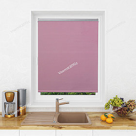 Рулонная штора Мини Блэкаут Lm Decor Симпл Пурпурно-розовый  38х160 см