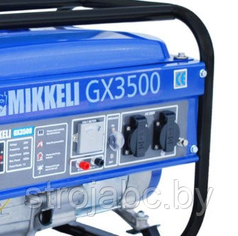 Электрогенератор бензиновый MIKKELI GX 3500 - фото 2 - id-p201454345