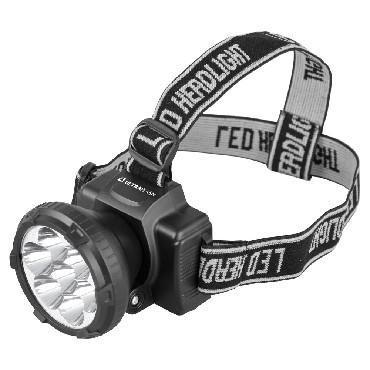 Фонарь налобный аккумуляторный светодиодный ULTRAFLASH LED5362 черный - фото 1 - id-p201250529